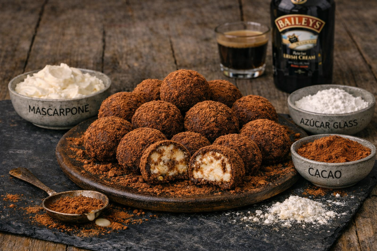 BOMBONES DE TIRAMISÚ DE BAILEY’S