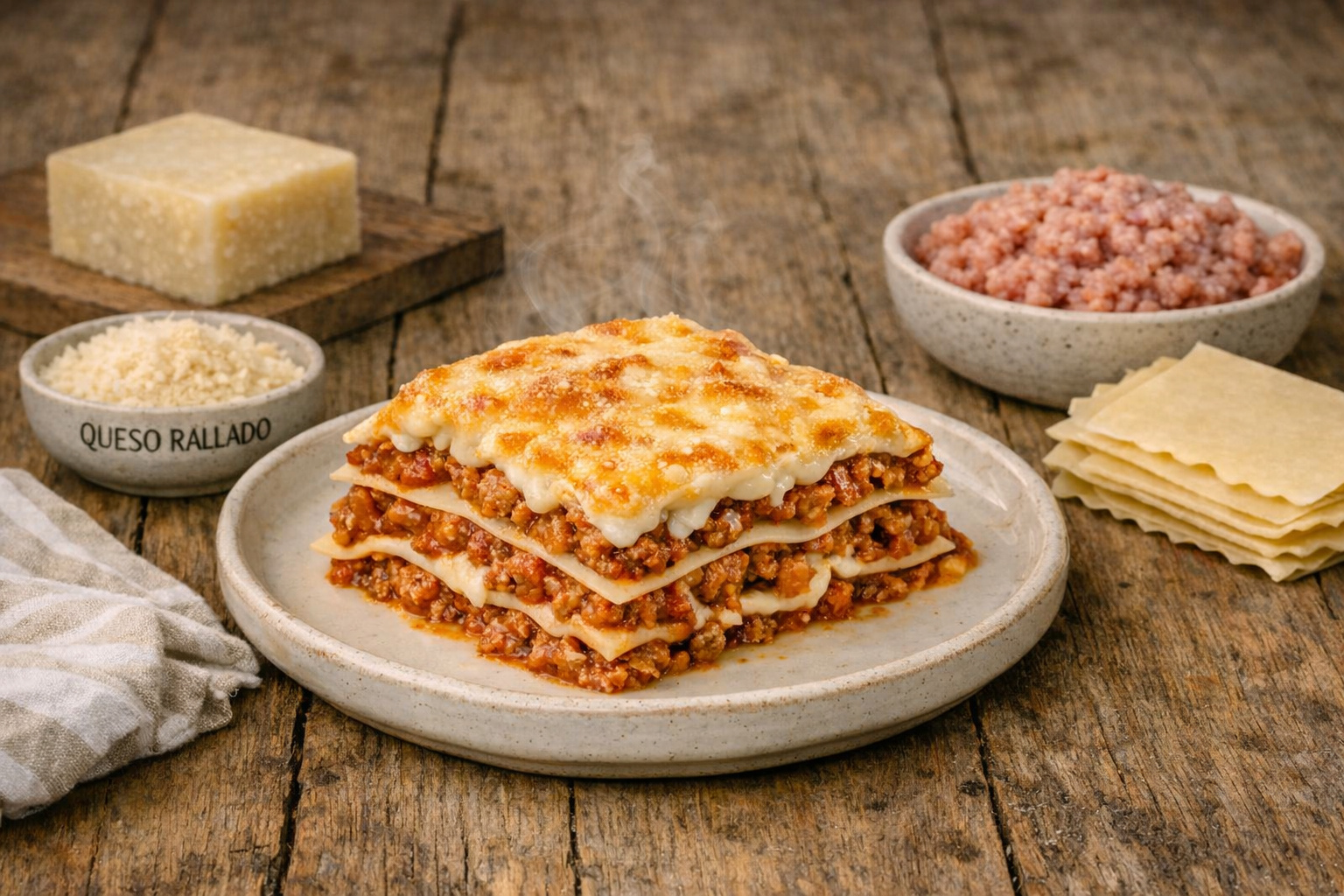 LASAÑA DE CARNE